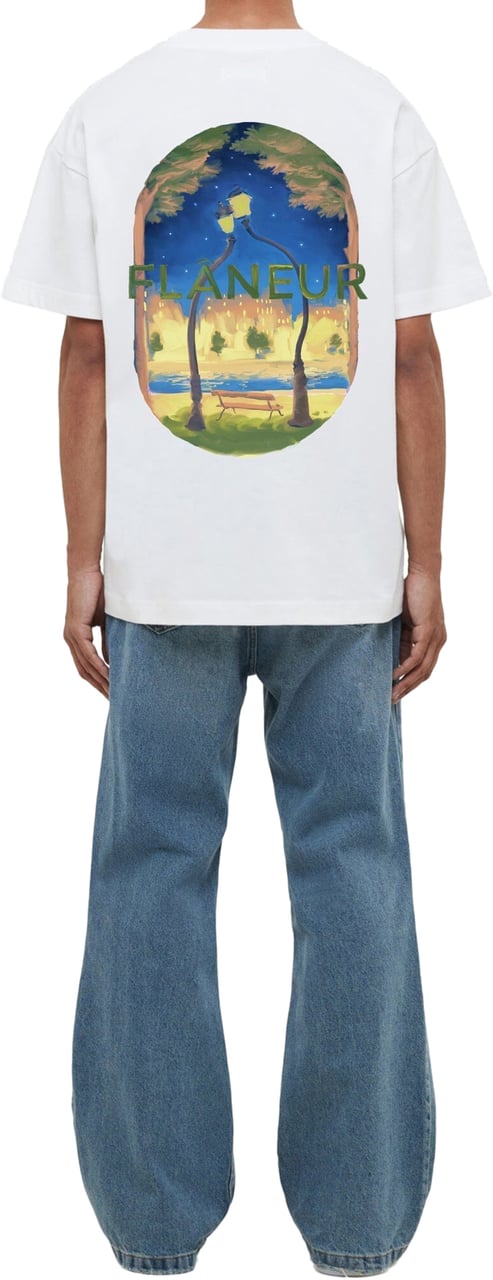 FLÂNEUR Lanterns of Love T-Shirt | White Wit