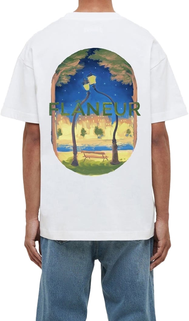 FLÂNEUR Lanterns of Love T-Shirt | White Wit