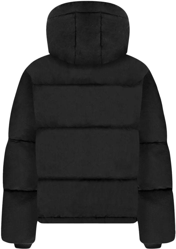 FLÂNEUR Signature Puffer Jacket | Black Zwart