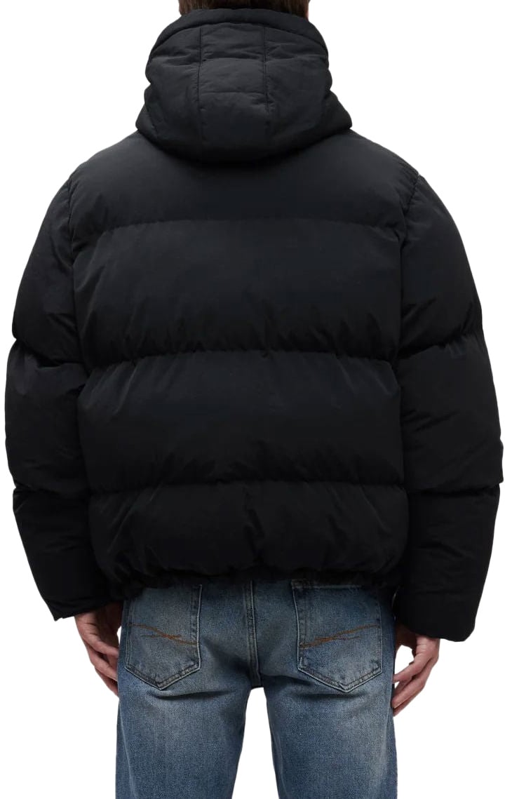FLÂNEUR Signature Puffer Jacket | Black Zwart