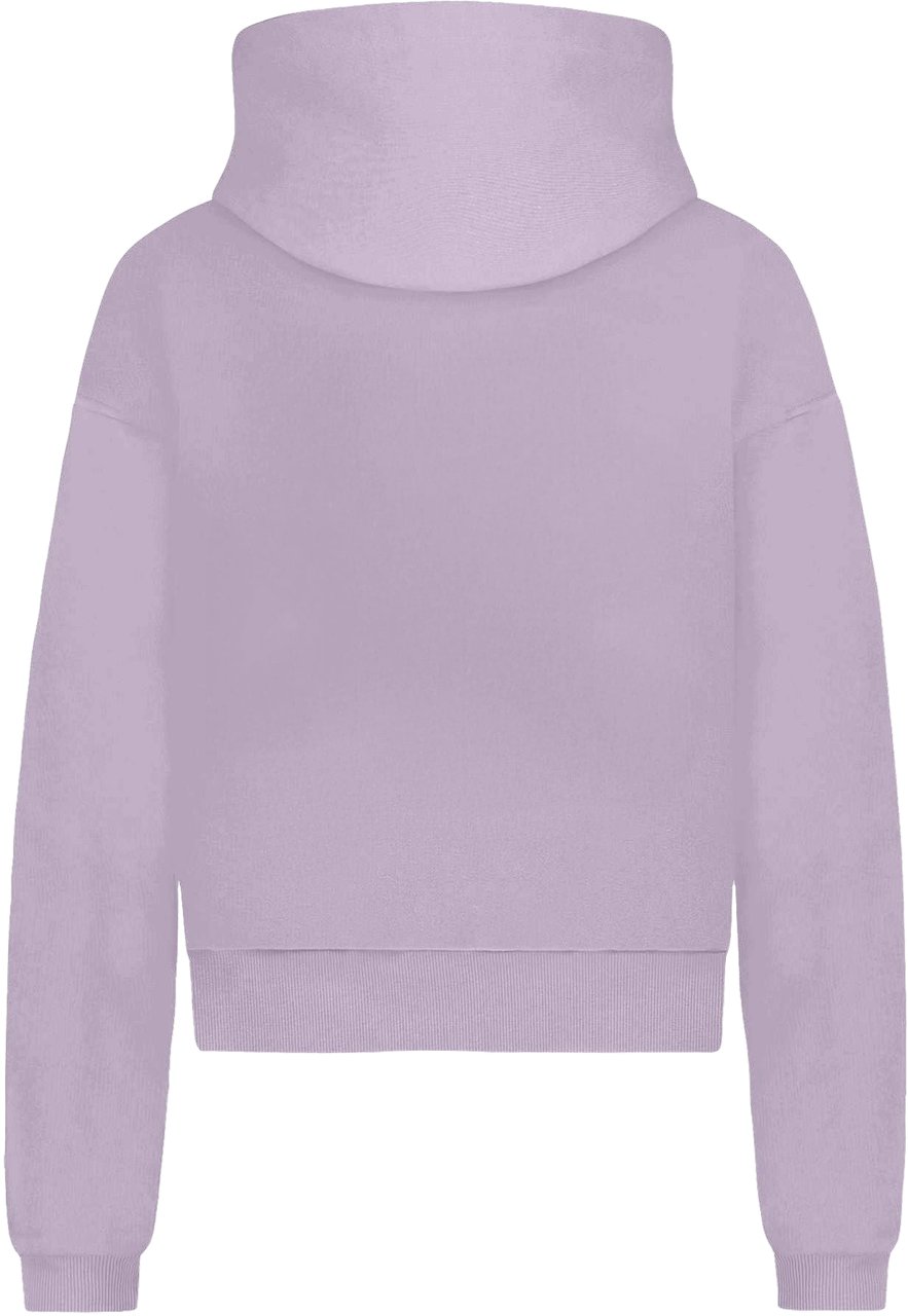 FLÂNEUR Organic Flower Zip-Up | Soft Purple Paars