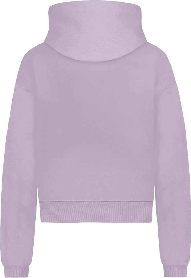 FLÂNEUR Organic Flower Zip-Up | Soft Purple Paars