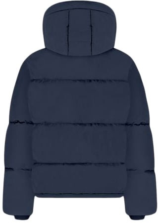 FLÂNEUR Signature Puffer Jacket | Navy Blauw