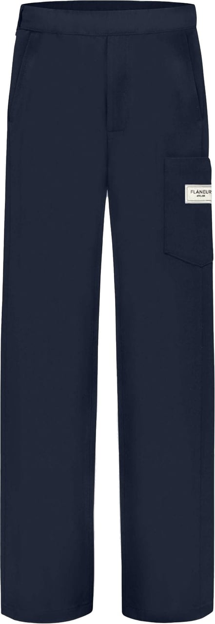 FLÂNEUR Atelier Tailored Trousers | Navy Blauw