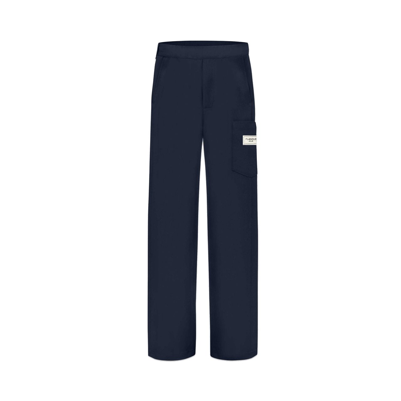 FLÂNEUR Atelier Tailored Trousers | Navy Blauw