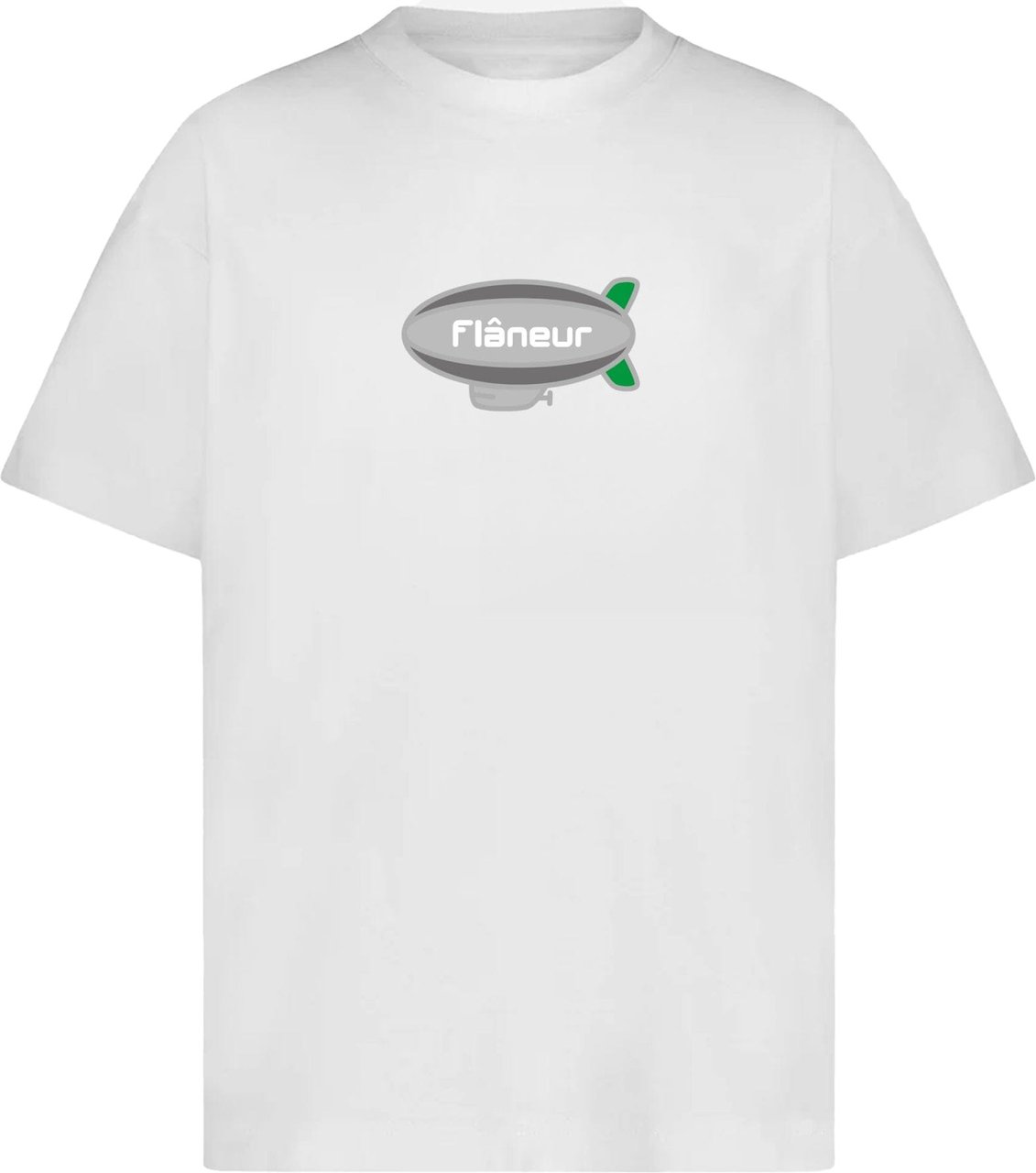 FLÂNEUR Zeppelin T-Shirt | White Wit