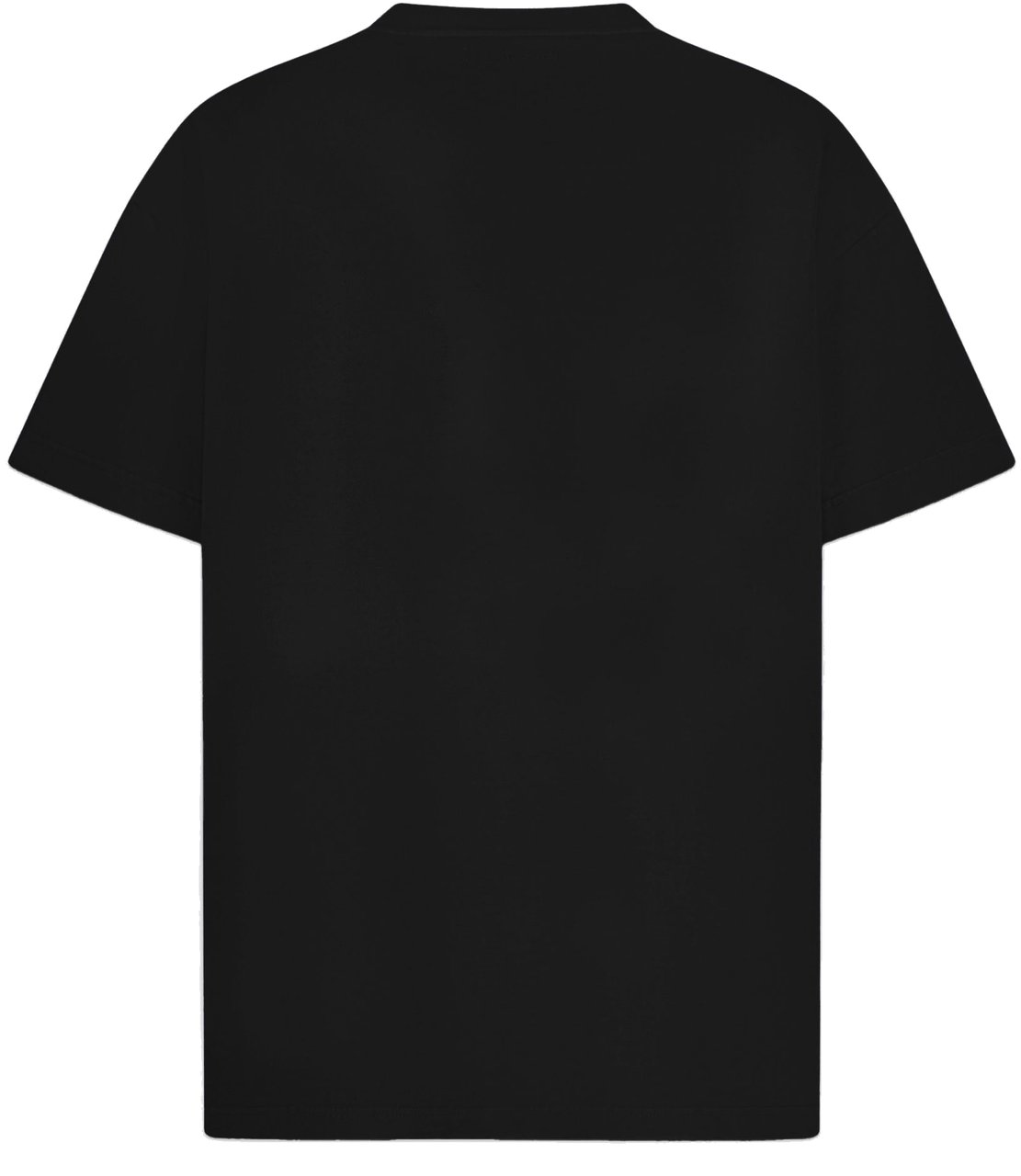 FLÂNEUR Printed Logo T-Shirt | Black Zwart