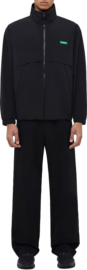 FLÂNEUR Badge Formal Tech Pants | Black Zwart