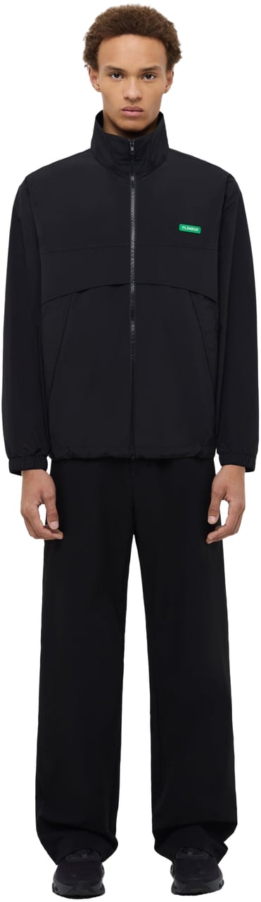 FLÂNEUR Badge Formal Tech Pants | Black Zwart