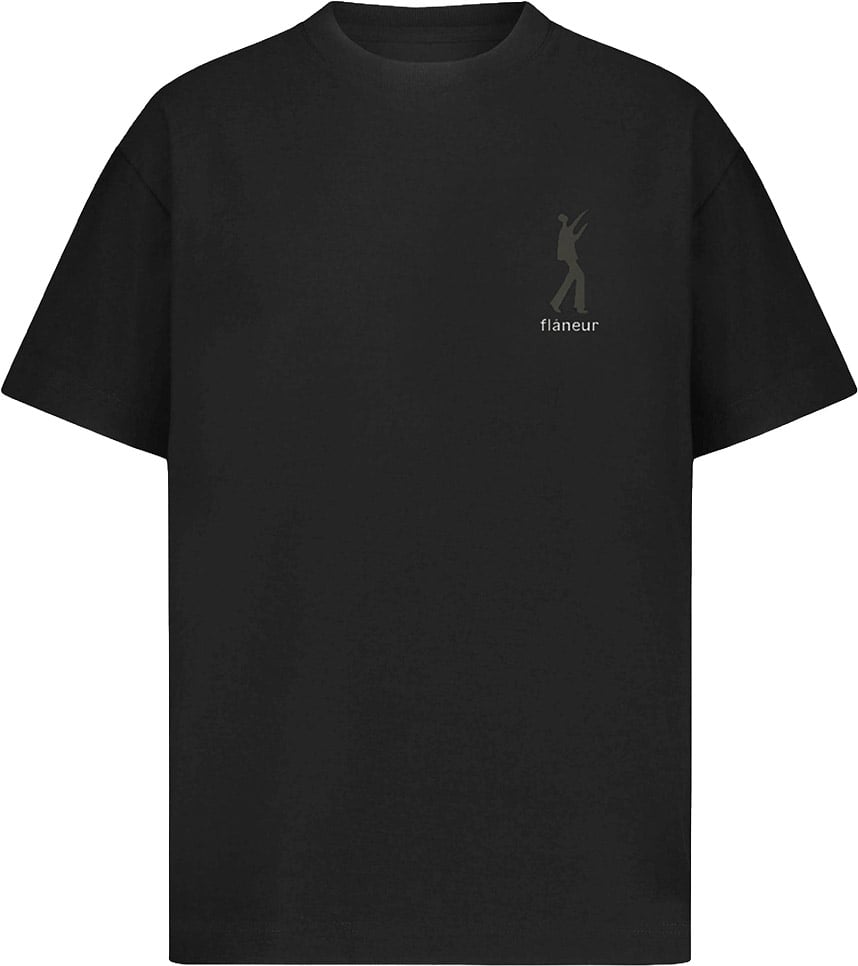 FLÂNEUR Inflatables T-Shirt | Black Zwart