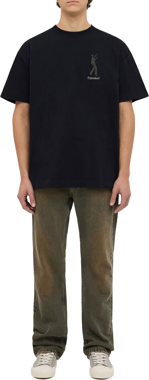 FLÂNEUR Inflatables T-Shirt | Black Zwart