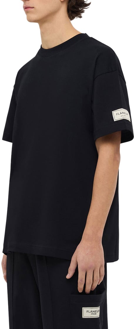 FLÂNEUR Atelier T-Shirt | Black Zwart
