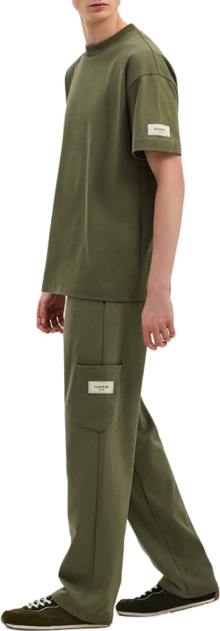 FLÂNEUR Atelier Tailored Trousers | Khaki Groen