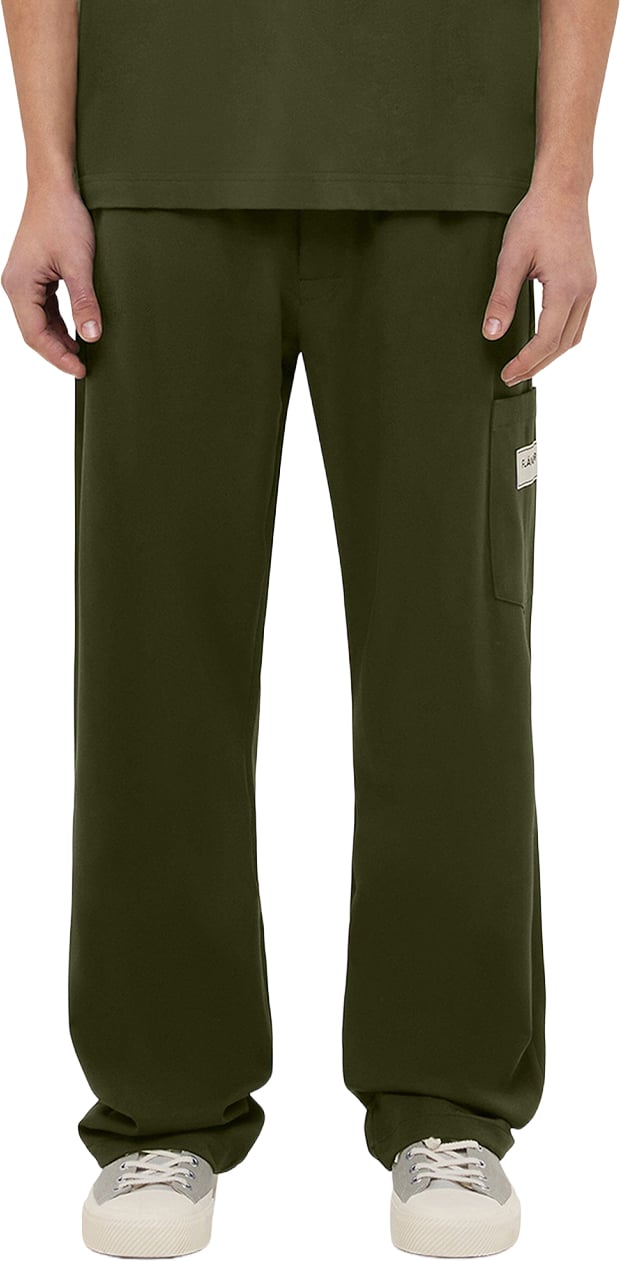 FLÂNEUR Atelier Tailored Trousers | Khaki Groen