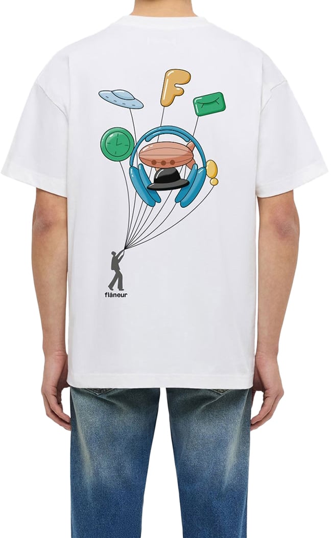 FLÂNEUR Inflatables T-Shirt | White Wit