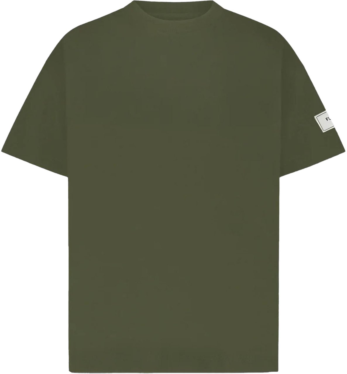 FLÂNEUR ATELIER LOGO T-SHIRT KHAKI Groen