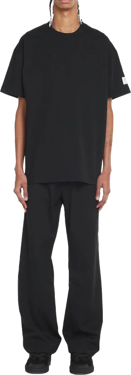 FLÂNEUR ATELIER LOGO T-SHIRT BLACK Zwart