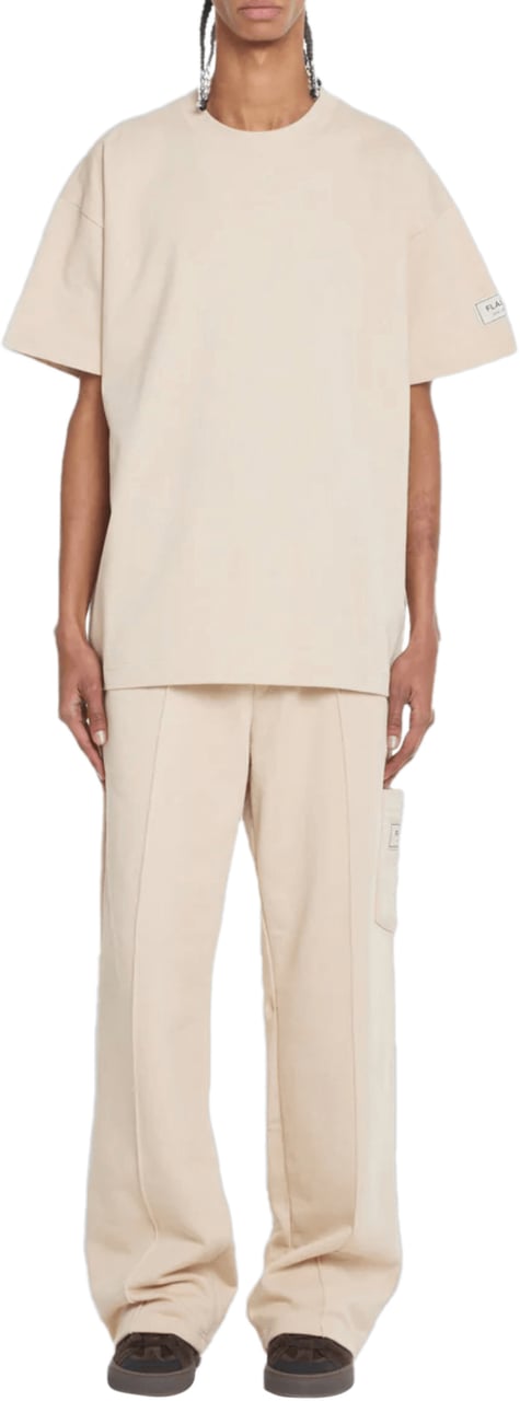FLÂNEUR ATELIER LOGO T-SHIRT LIGHT BEIGE Beige