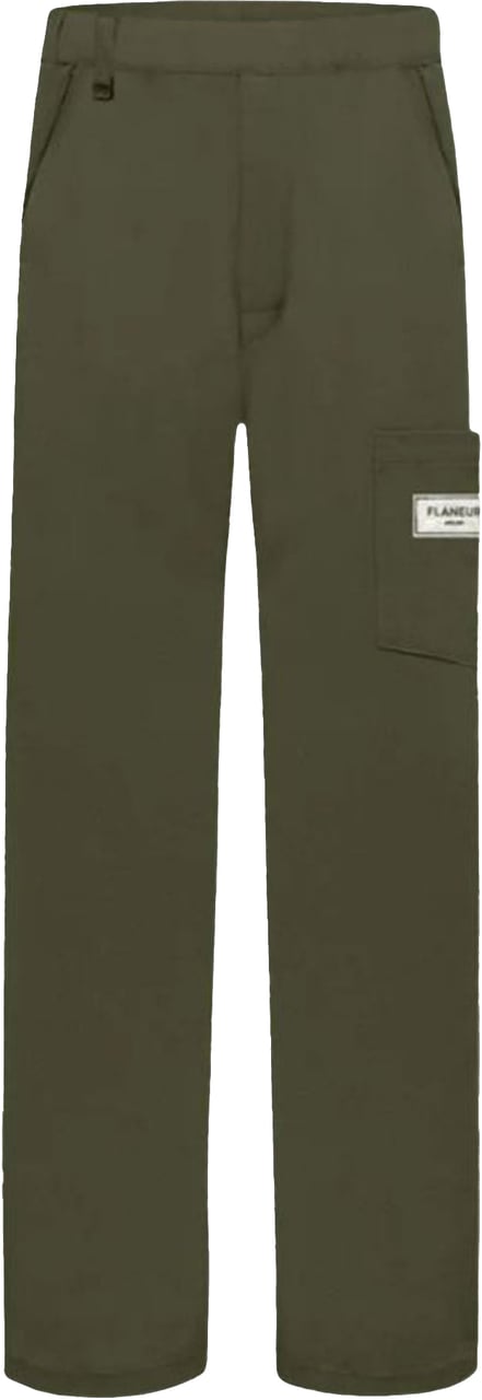 FLÂNEUR ATELIER TAILORED PANTS KHAKI Groen