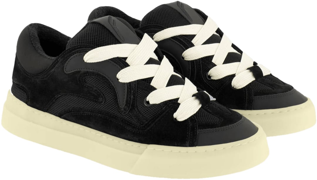FLÂNEUR AVENUE SNEAKERS BLACK DESSIN Zwart