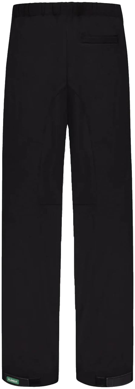 FLÂNEUR BADGE LOGO TECH PANTS BLACK Zwart