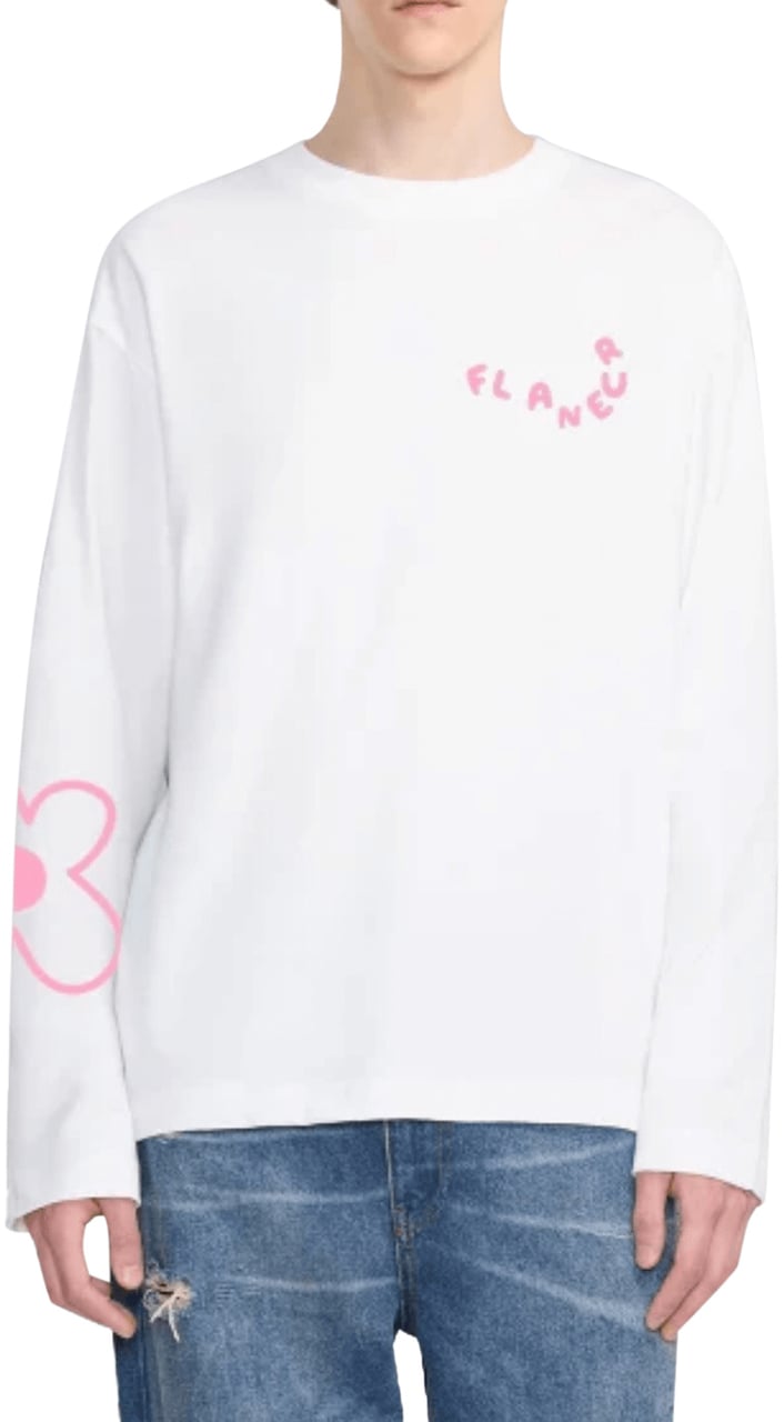 FLÂNEUR Blossom Long Sleeve WHITE Wit