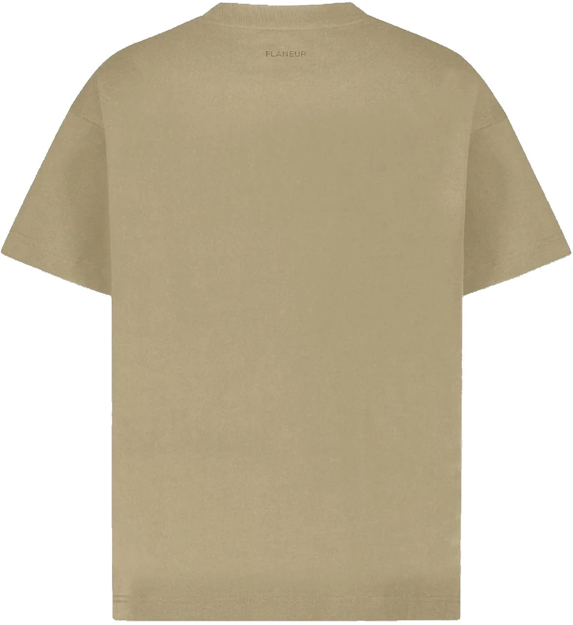 FLÂNEUR EMBOSSED LOGO T-SHIRT BEIGE Beige