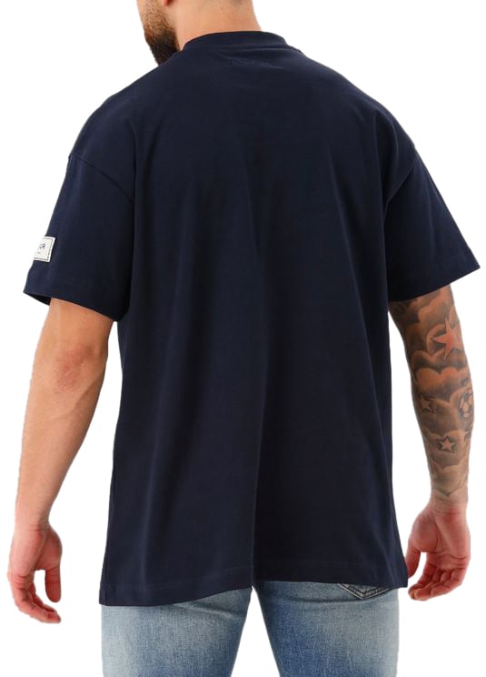 FLÂNEUR Flâneur T-Shirt Donkerblauw Atelier Blauw