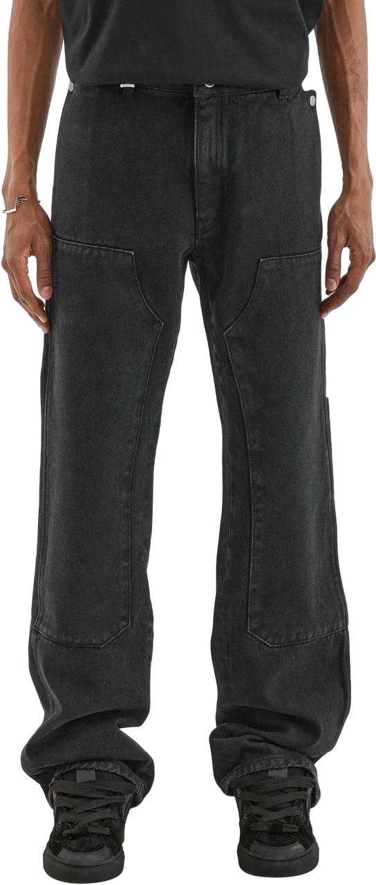 FLÂNEUR Jeans Black Zwart