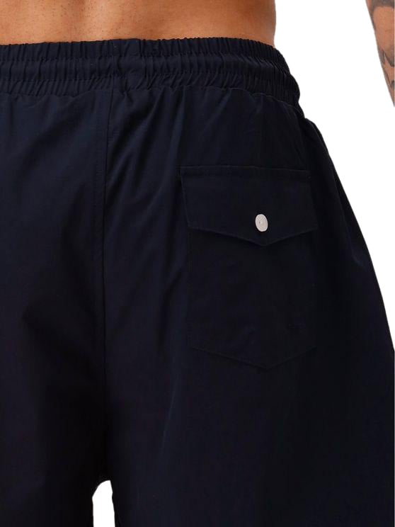 FLÂNEUR Flâneur Zwembroek Blauw Essential Logo Blauw