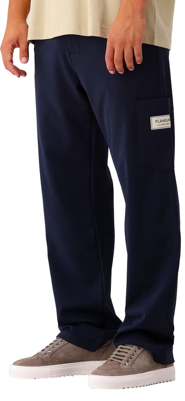 FLÂNEUR Flâneur Broek Donkerblauw Atelier Blauw