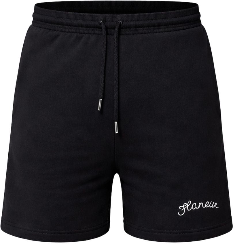 FLÂNEUR Shorts Black Zwart