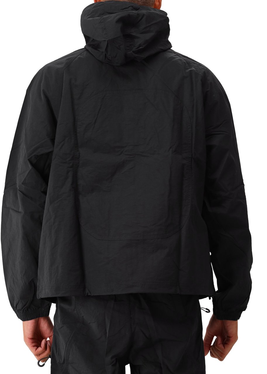 FLÂNEUR Flâneur Jas Zwart Turtle Nylon Jacket Zwart