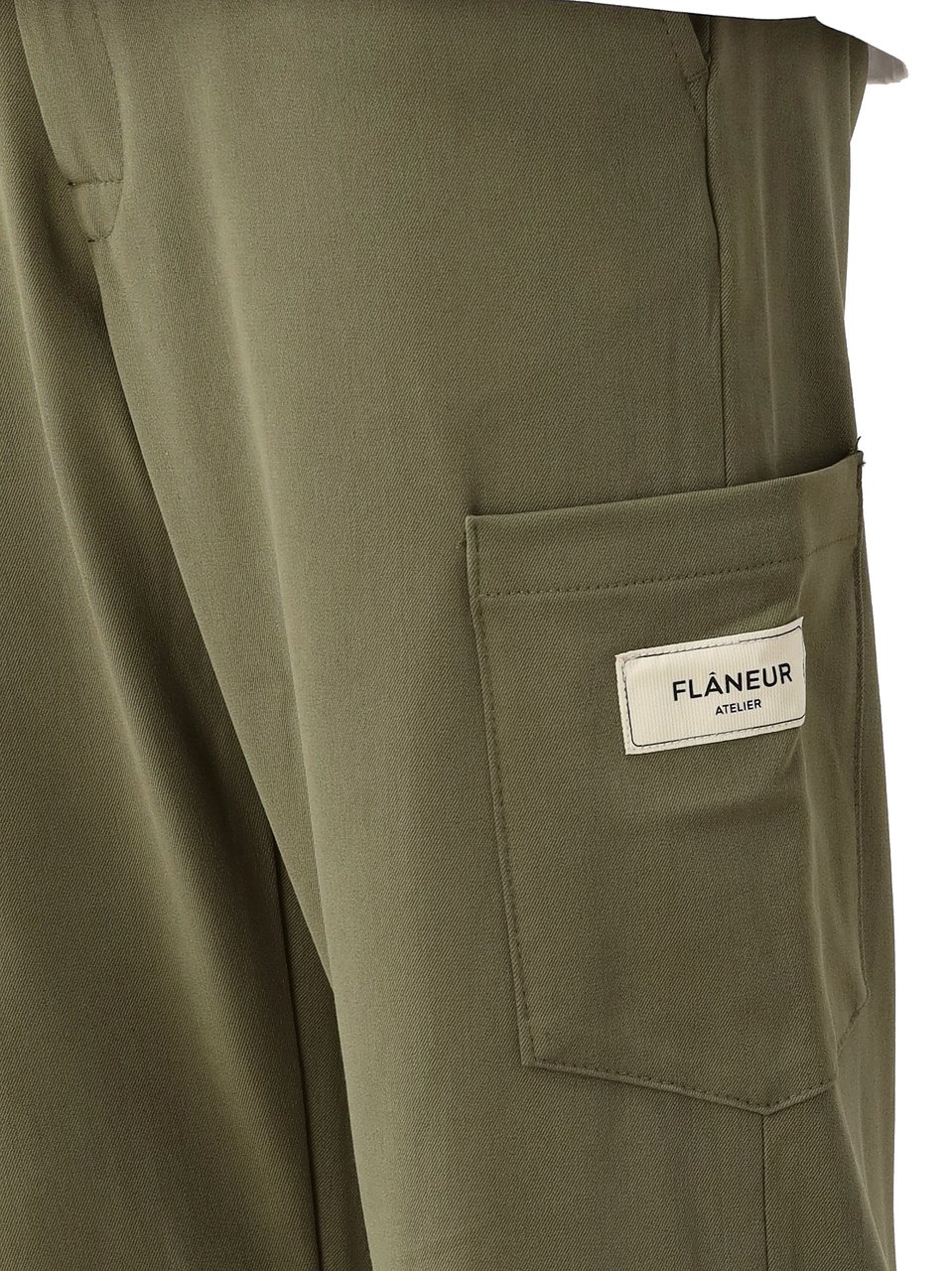 FLÂNEUR Flâneur Broek Bruin Atelier Tailored Trousers Khaki Groen