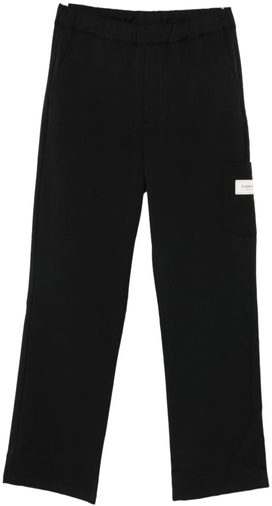 FLÂNEUR Trousers Black Zwart