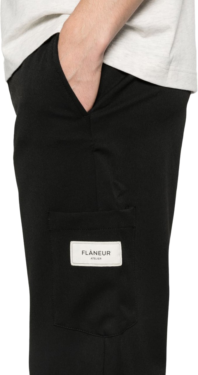 FLÂNEUR Trousers Black Zwart