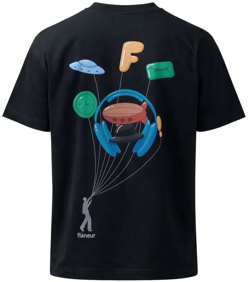 FLÂNEUR T-Shirts And Polos Black Zwart