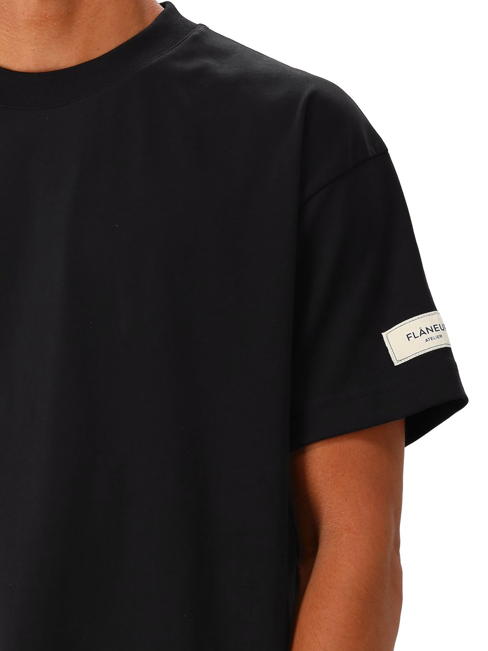 FLÂNEUR Atelier T-Shirt | Black Zwart