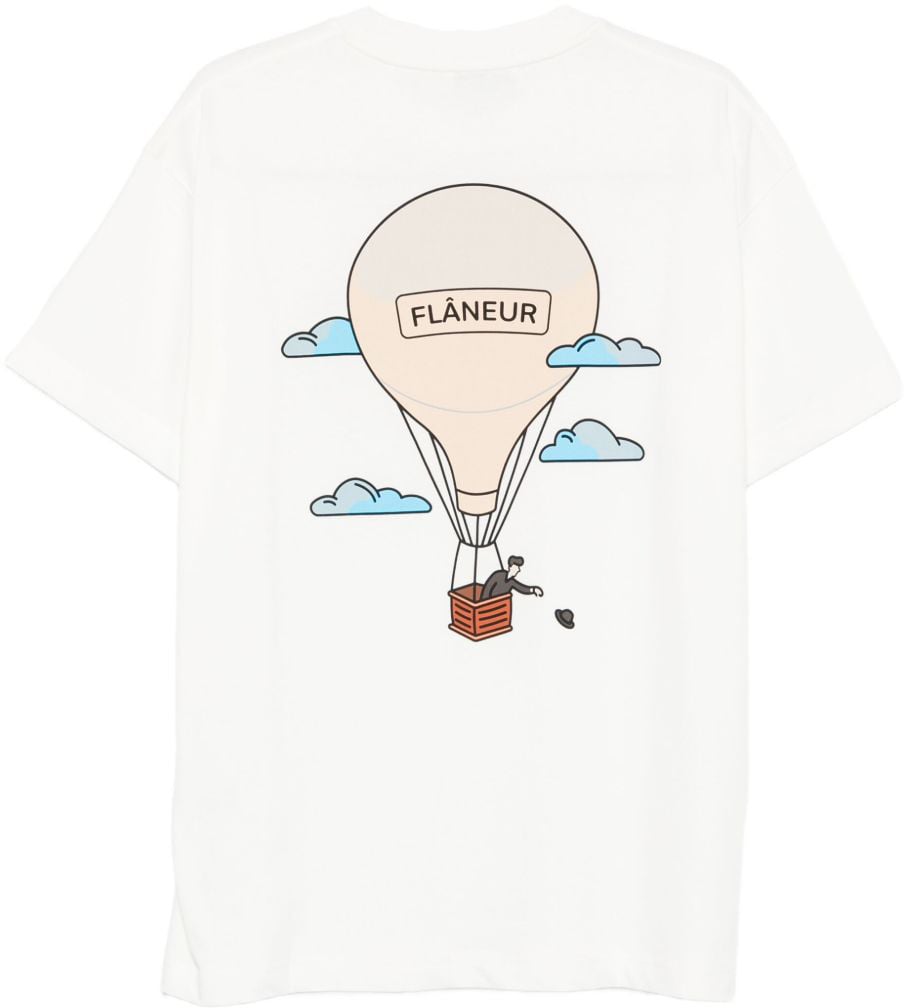 FLÂNEUR T-Shirts And Polos White Wit