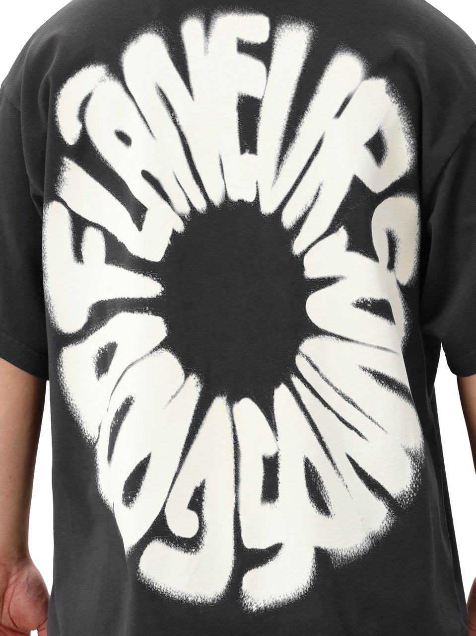 FLÂNEUR Flâneur T-shirt Zwart Sounds Good Washed Zwart