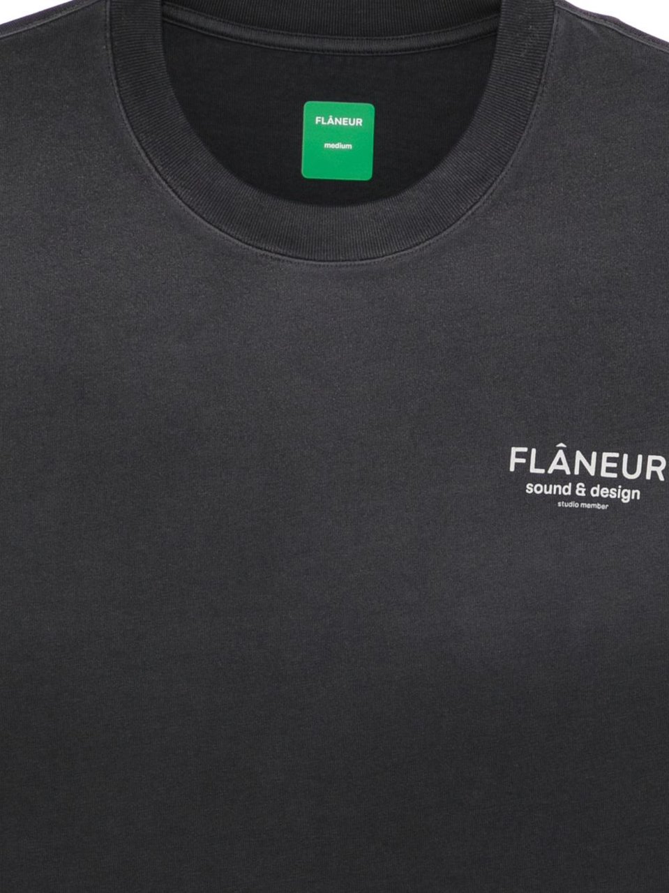 FLÂNEUR T-Shirts And Polos Black Donkergrijs