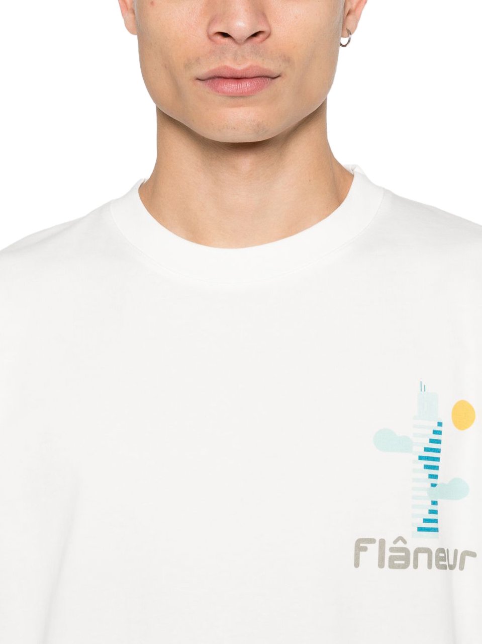 FLÂNEUR T-Shirts And Polos White Wit