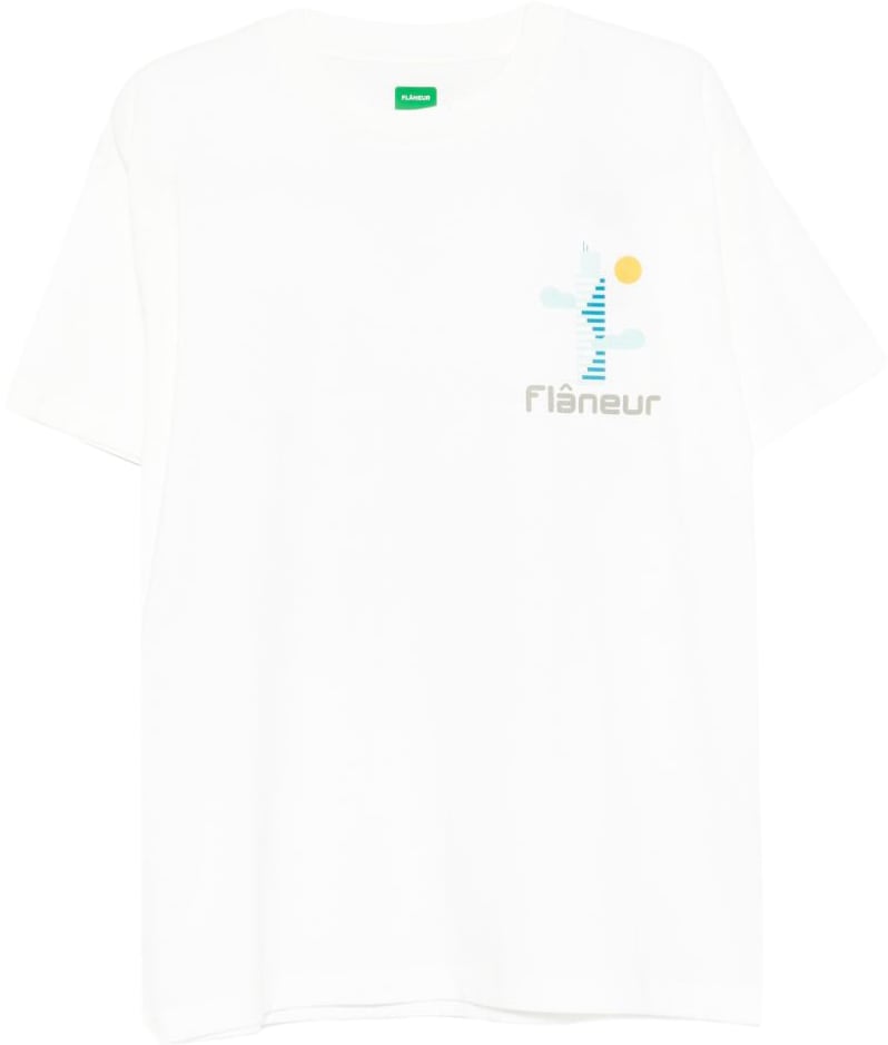 FLÂNEUR T-Shirts And Polos White Wit