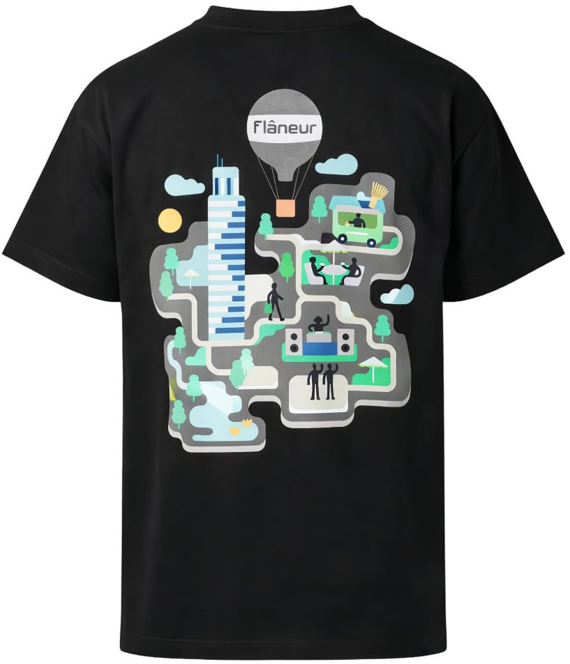 FLÂNEUR T-Shirts And Polos Black Zwart