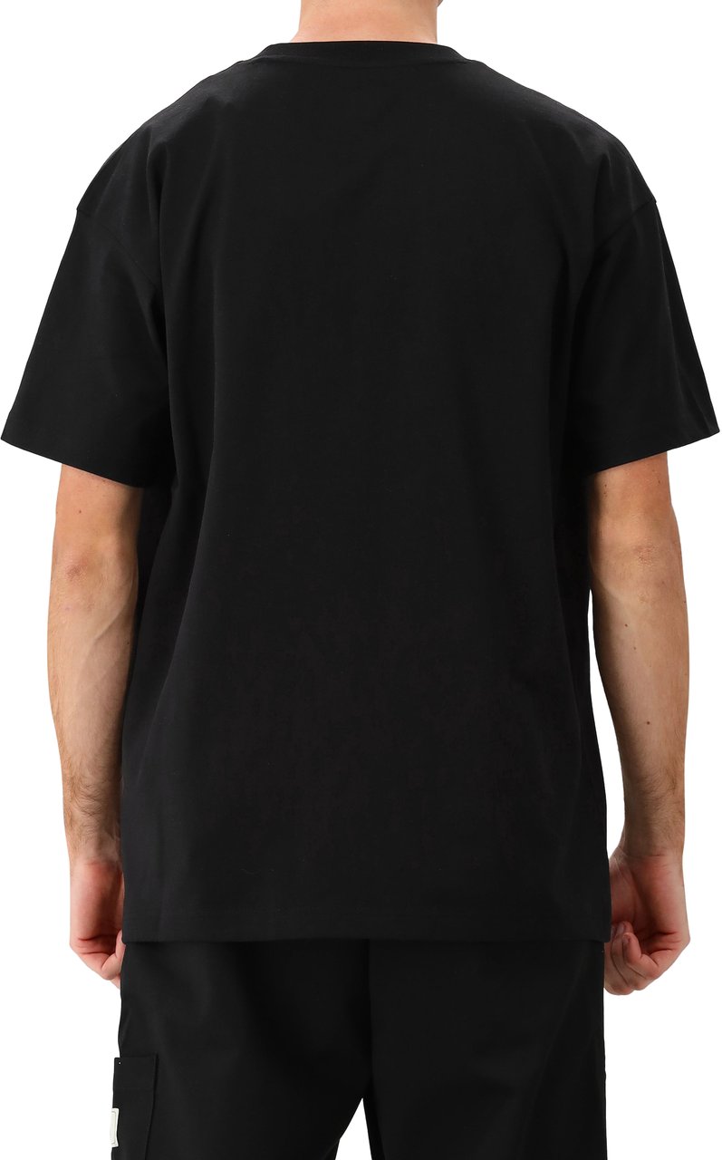 FLÂNEUR Flâneur T-shirt Zwart Rubber Blossom Zwart