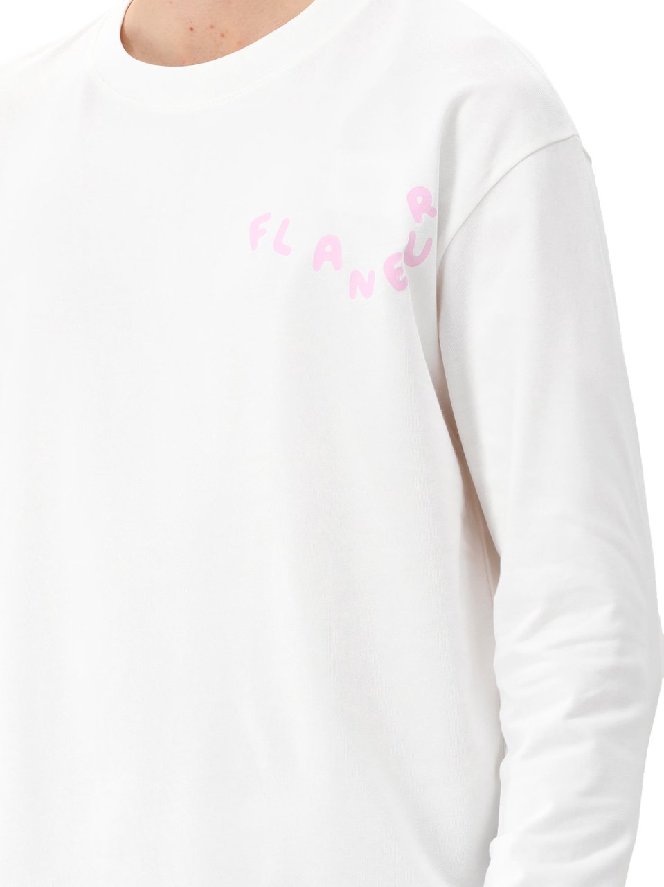 Flâneur Longsleeve Wit Blossom Wit