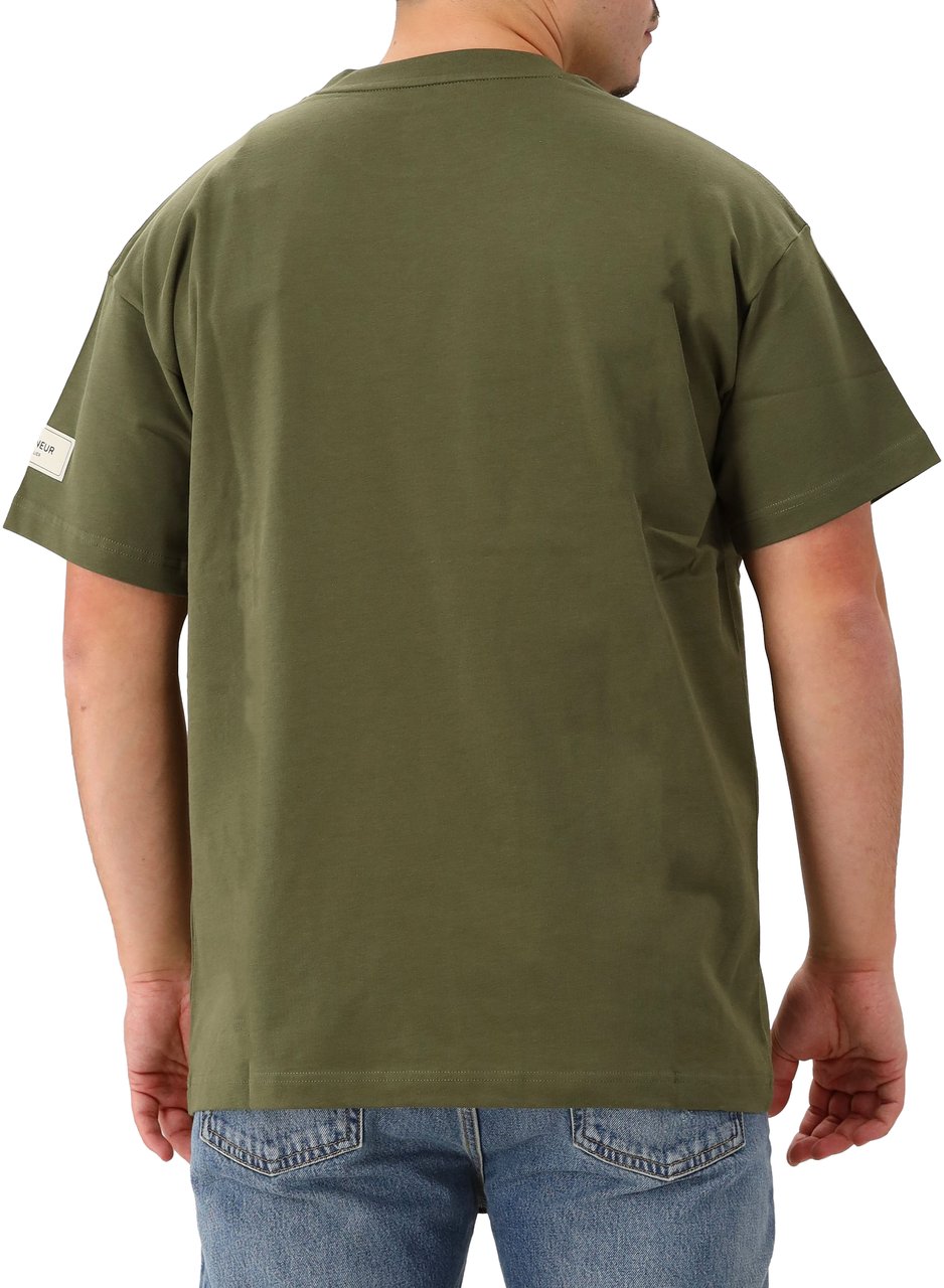 FLÂNEUR Flâneur T-shirt Groen Atelier Groen