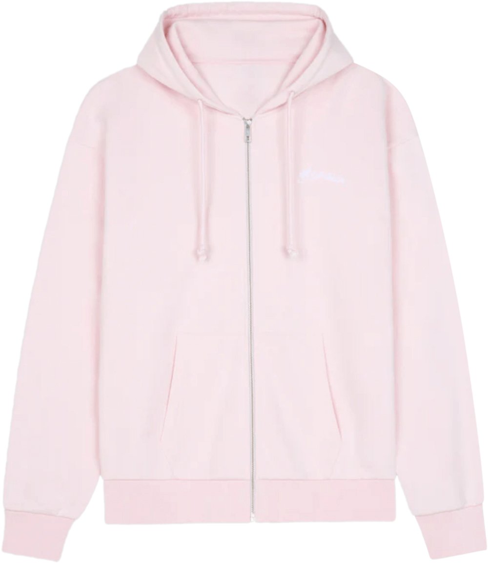 FLÂNEUR Signature hoodie met ritssluiting, roze Roze