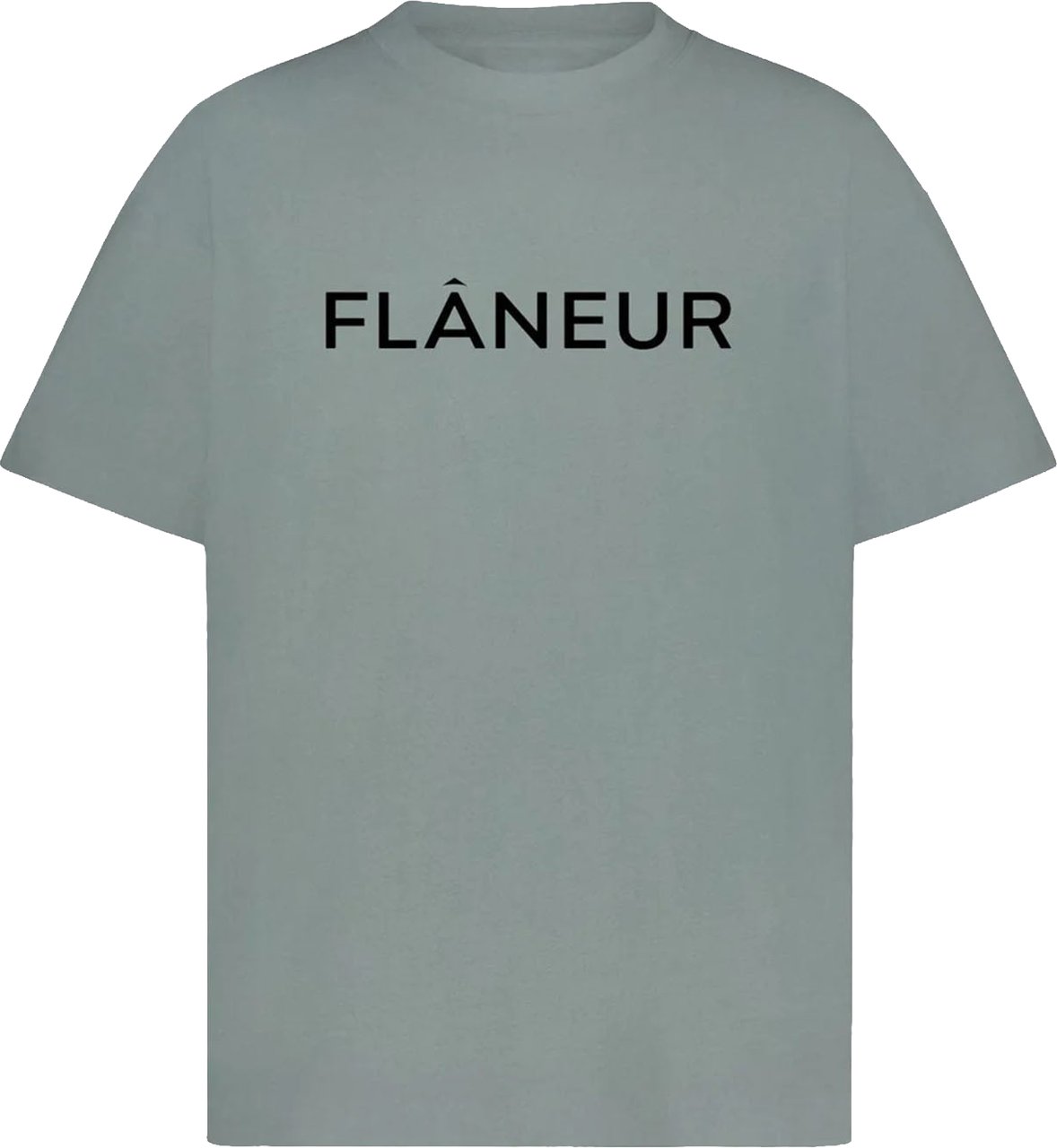 FLÂNEUR T-shirt met logo-opdruk, grijs Grijs