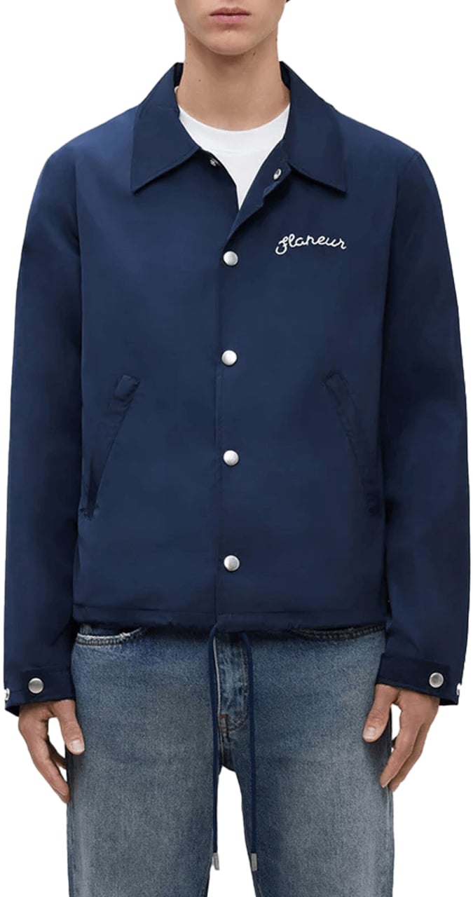 FLÂNEUR Signature Coach Jacket NAVY Navy